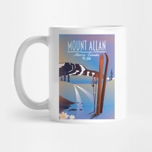 Mount Allan, Kananaskis, Alberta, Canada ski Mug